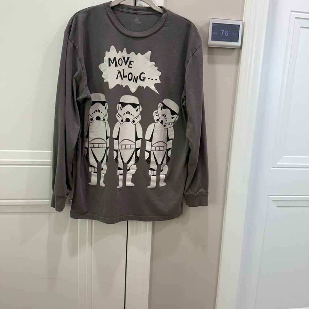 Disney‎ Gray Stormtrooper Long Sleeve Tee